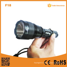 F18 High Power Best T6 Police Rechargeable Powerful Flashlight Strong Light Torch